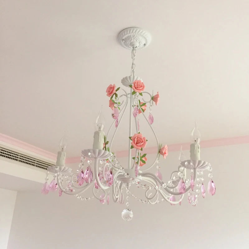 lustre moderne en cristal pour mariage et restaurant - vue 5 sur 14