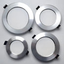led downlight plafond argenté brillant lumière led