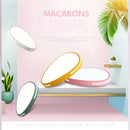 plafonnier macaron ultra-mince avec lumière réglable et led intégrée