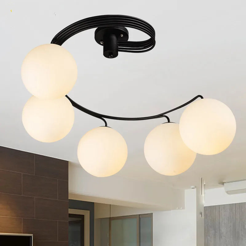 plafonnier led moderne et créatif pour intérieur élégant - vue 5 sur 7