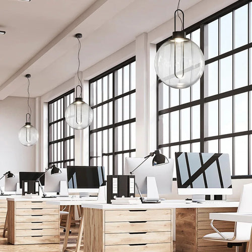 Design-Pendelleuchte aus Glas für Bar und Restaurant - vue 10 sur 10