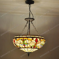 lustre rétro style européen lampes tiffany pour décoration intérieure