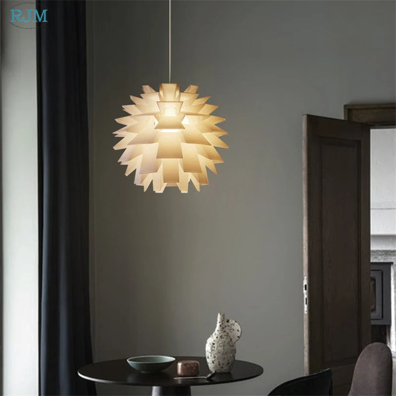 lampes suspendues design nordique moderne en forme de noix de pin - vue 6 sur 8