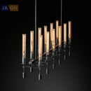 Vintage-Pendelleuchte aus Eisen und Glas mit individuellem Design