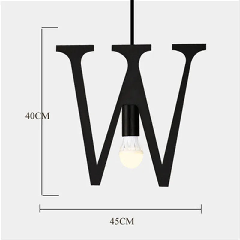 suspension nordique diy love luminaire décoratif pour loft et bar - vue 11 sur 29