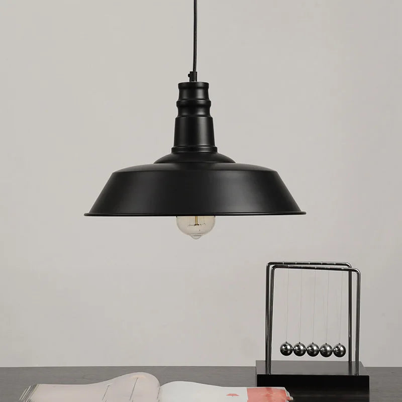 lustre vintage rustique pour bar restaurant café - vue 3 sur 8