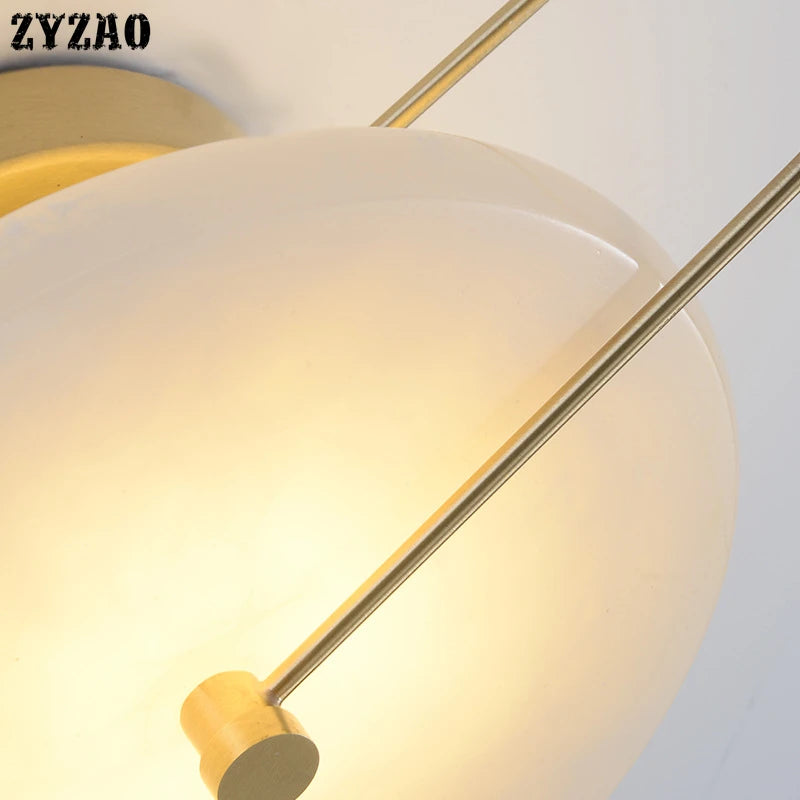 Moderne LED-Wandleuchte aus Kupfer für stilvolle Inneneinrichtung - vue 3 sur 6