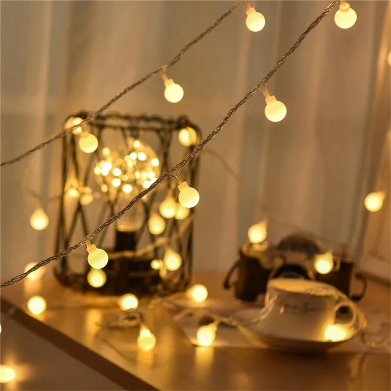 guirlande lumineuse à led pour décoration de noël et mariage - vue 2 sur 9