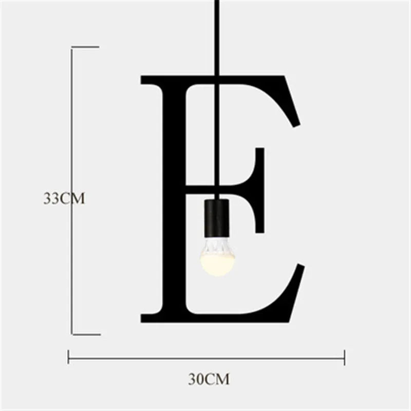 suspension nordique diy love luminaire décoratif pour loft et bar - vue 21 sur 29