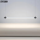 Moderne LED-Pendelleuchte im minimalistischen Design für vielseitige Räume