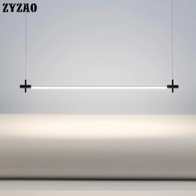 Moderne LED-Pendelleuchte im minimalistischen Design für vielseitige Räume - vue 3 sur 6
