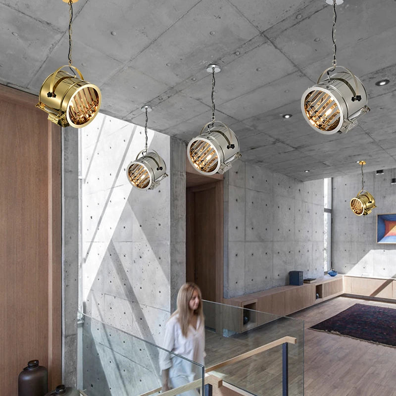 lustre industriel moderne pour un éclairage créatif élégant - vue 4 sur 7