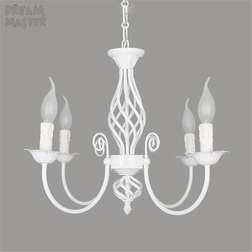 Lustre au Style européen à bougies moderne LED