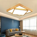 Moderne LED-Deckenleuchten aus Massivholz