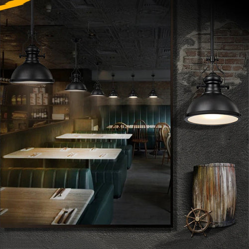 Kronleuchter Vintage Retro für Restaurant, Café und Boutique - vue 5 sur 9