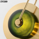 Moderne und elegante Wandleuchte aus Kristallglas