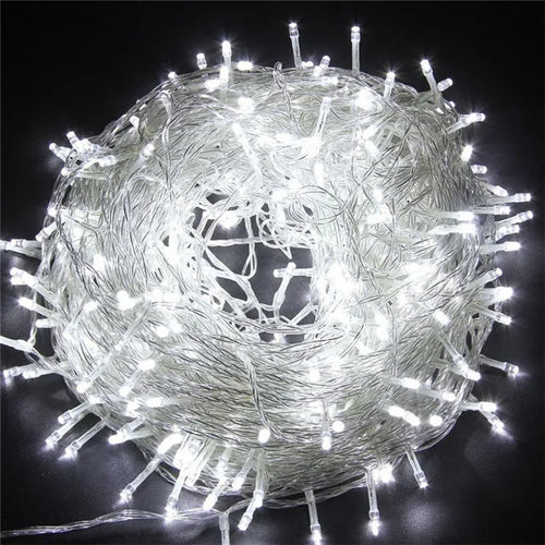 guirlande lumineuse féerique 600 led pour décorations intérieures et extérieures