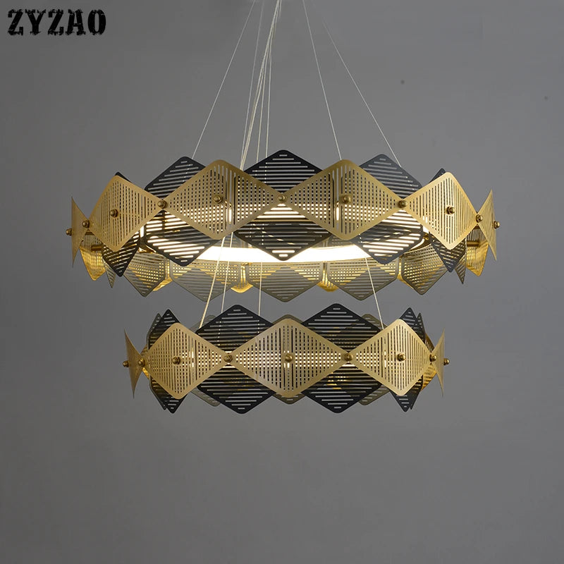 suspension nordique en fer design pour décoration intérieure créative - vue 4 sur 7