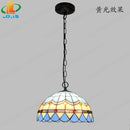 lampe de balcon méditerranéenne en verre tiffany style moderne européen