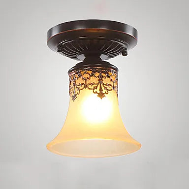 plafonnier Verre Vintage LED éclairage à la maison salon luminaires Luminaire lampara De Techo - vue 7 sur 6