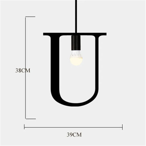 suspension nordique diy love luminaire décoratif pour loft et bar - vue 9 sur 29