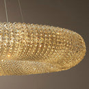 Vintage-Pendelleuchte aus Kristall mit eleganter LED-Beleuchtung