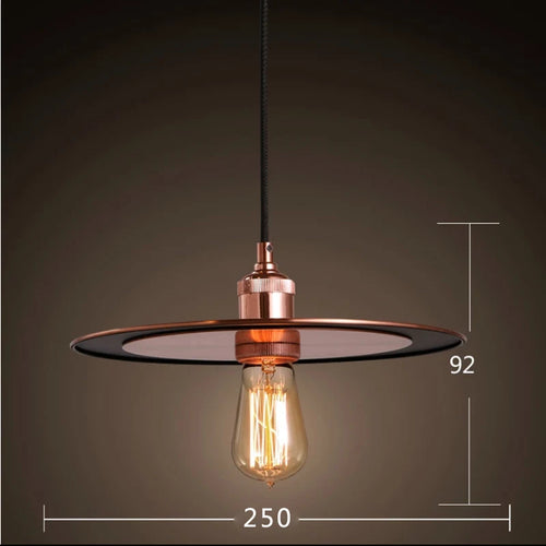 suspension vintage ufo led pour bar et restaurant