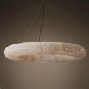 Vintage-Pendelleuchte aus Kristall mit eleganter LED-Beleuchtung