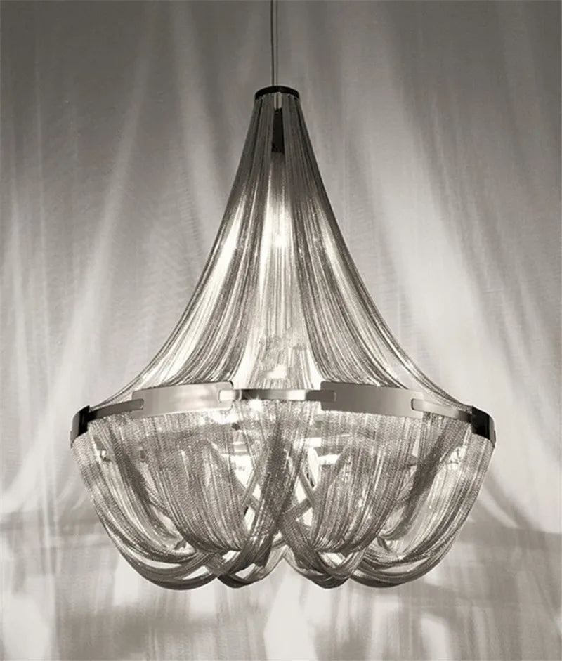 suspension moderne en aluminium design pour un éclairage élégant - vue 5 sur 9