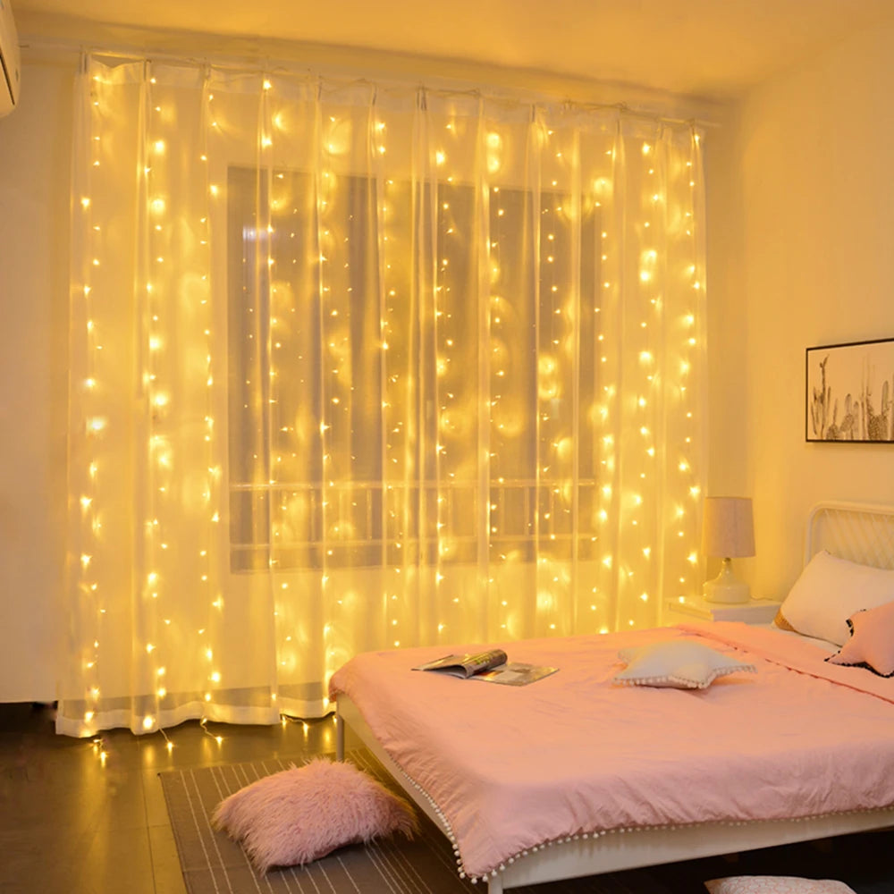 guirlande lumineuse led avec télécommande pour décorations de fête - vue 10 sur 12