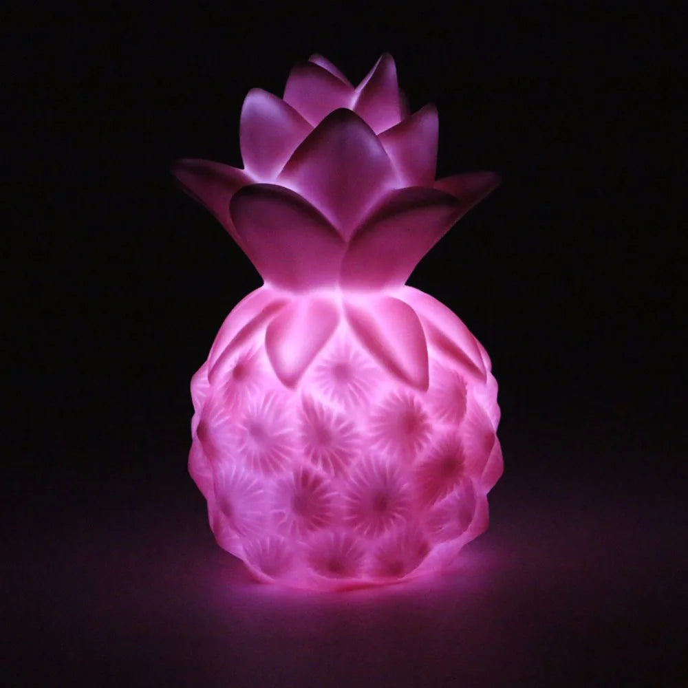 lampe de table led en silicone souple forme ananas - vue 6 sur 6
