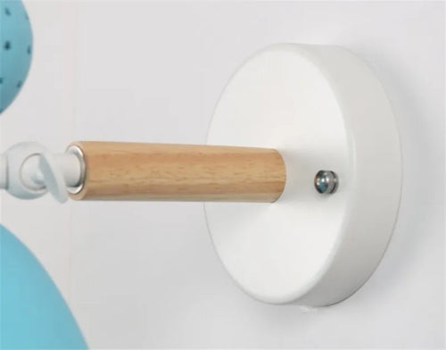 applique murale nordique moderne en bois pour lecture
