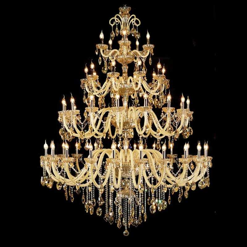 lustre moderne en cristal pour un éclairage élégant et raffiné - vue 2 sur 8