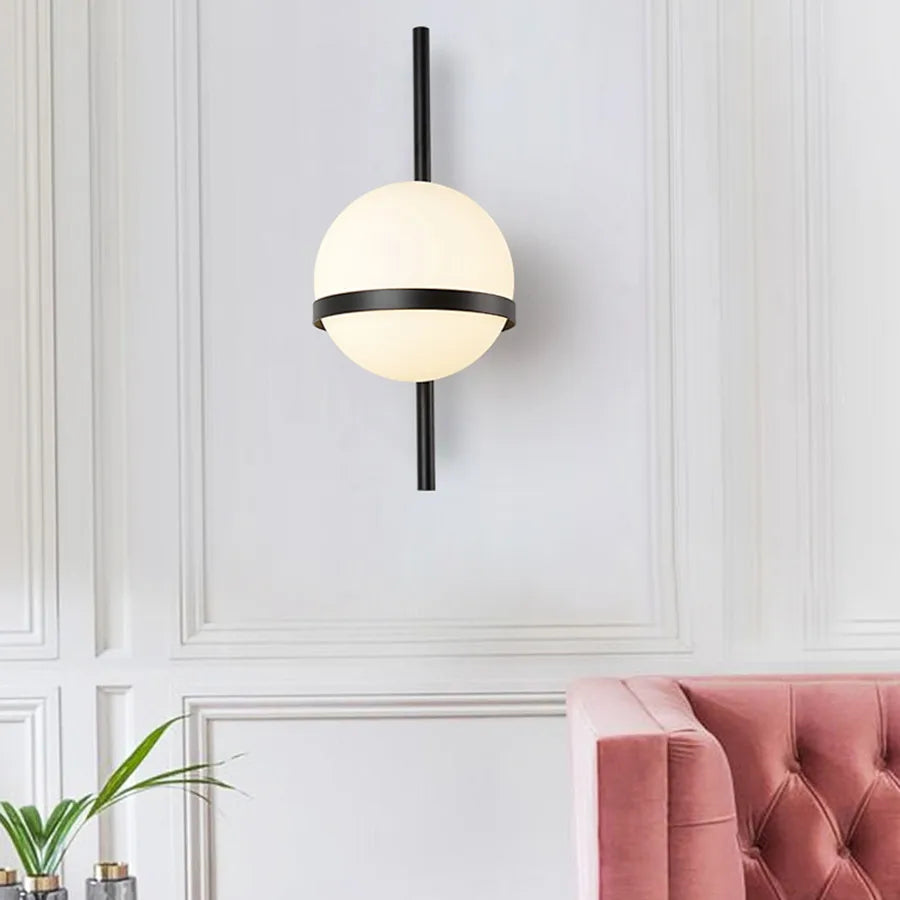Nordische minimalistische Wandleuchte aus Glas für den Innenbereich