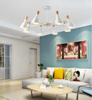 lustre moderne en bois massif pour chambre d enfant