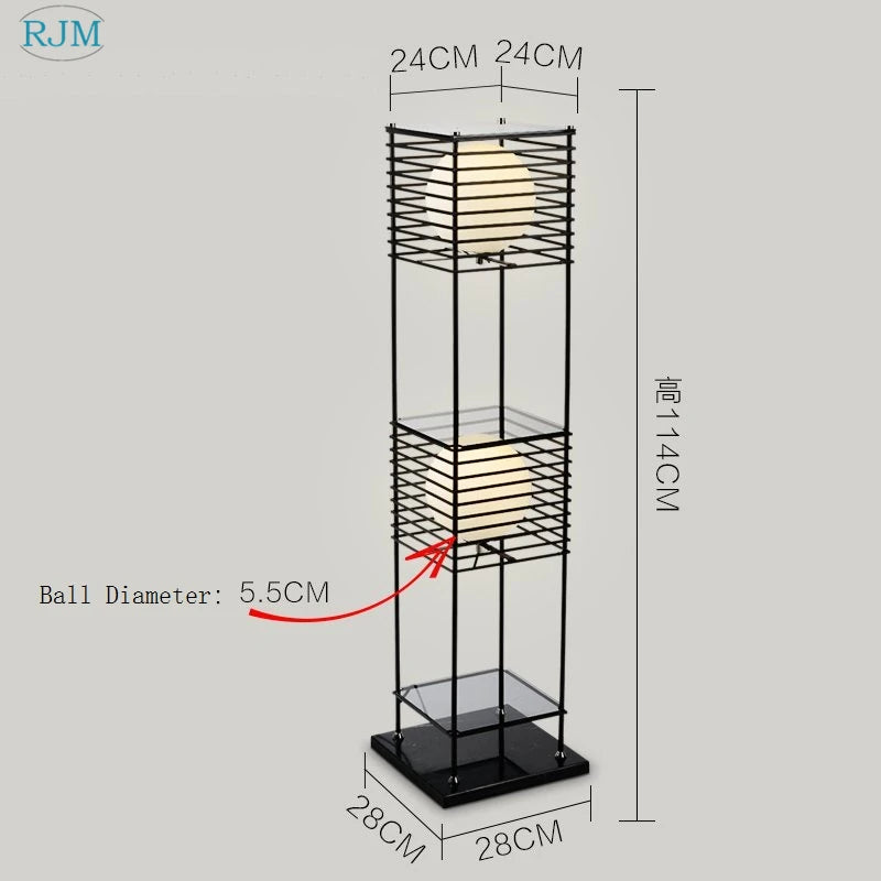 lampadaire moderne nordique simple et créatif - vue 5 sur 9