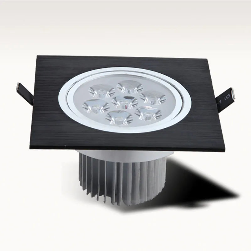led dimmable downlight encastré carré intérieur pilote - vue 3 sur 5