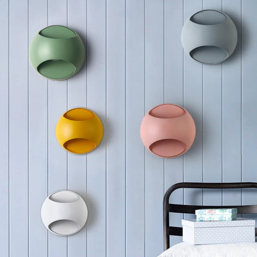 applique murale led modernes pour intérieur avec fond chromatique