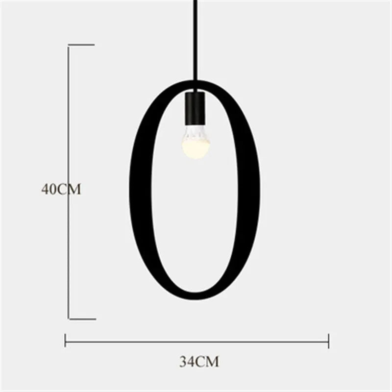 suspension nordique diy love luminaire décoratif pour loft et bar - vue 19 sur 29