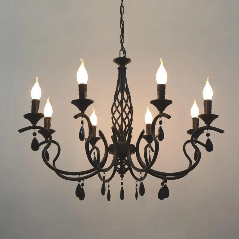 lustre en fer à led pour un éclairage rustique et élégant - vue 14 sur 14
