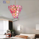 Design-Pendelleuchte aus Eisen und Achat für moderne Innenräume