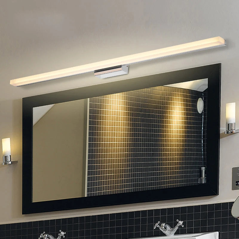 lampe led moderne pour miroir étanche en acrylique - vue 6 sur 6