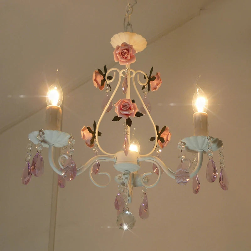 lustre moderne en cristal pour mariage et restaurant - vue 4 sur 14