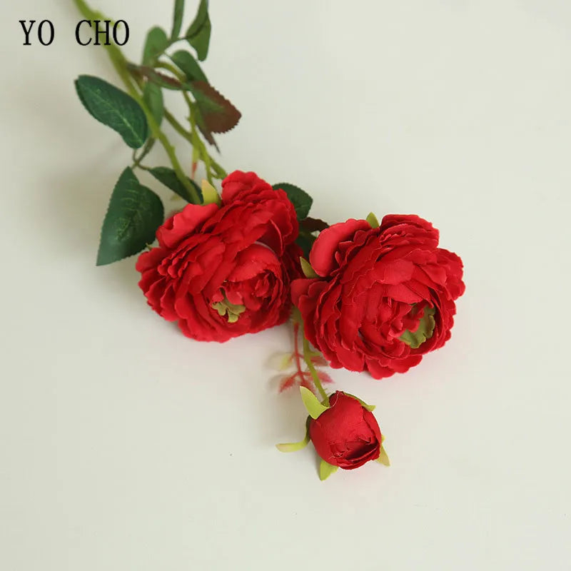bouquet de fleurs artificielles roses pour décoration de mariage - vue 16 sur 16