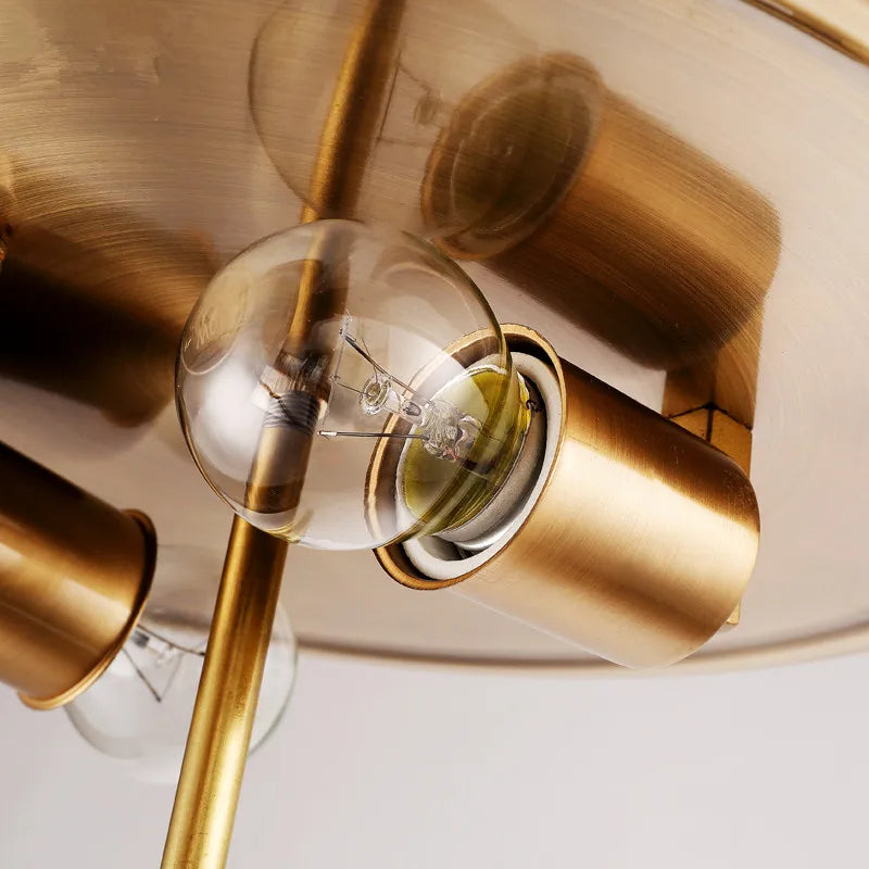 plafonnier en cuivre design pour intérieur moderne élégant - vue 6 sur 6
