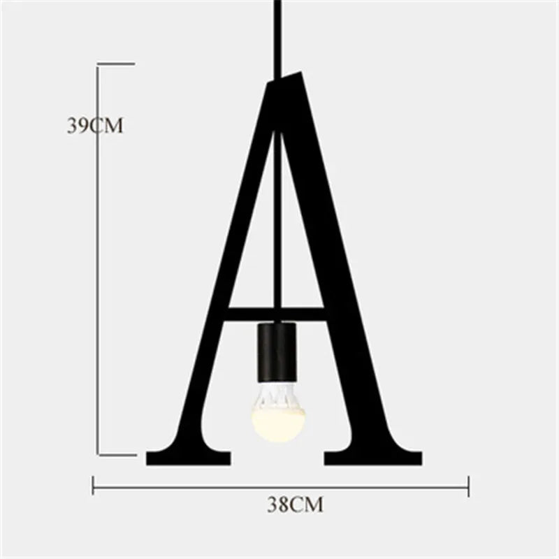 suspension nordique diy love luminaire décoratif pour loft et bar - vue 29 sur 29