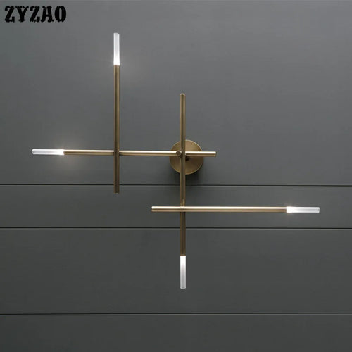 Wandleuchte aus Kupfer im minimalistischen Design für ein elegantes Interieur - vue 3 sur 8