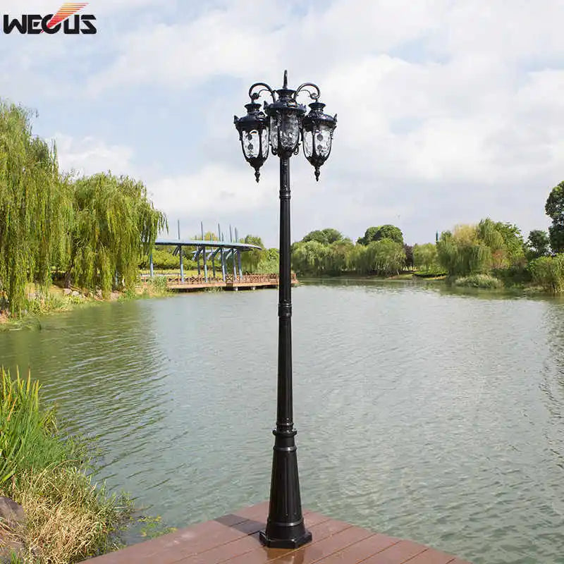 lampadaire led européen éclairage extérieur industriel pour jardin et route - vue 4 sur 10
