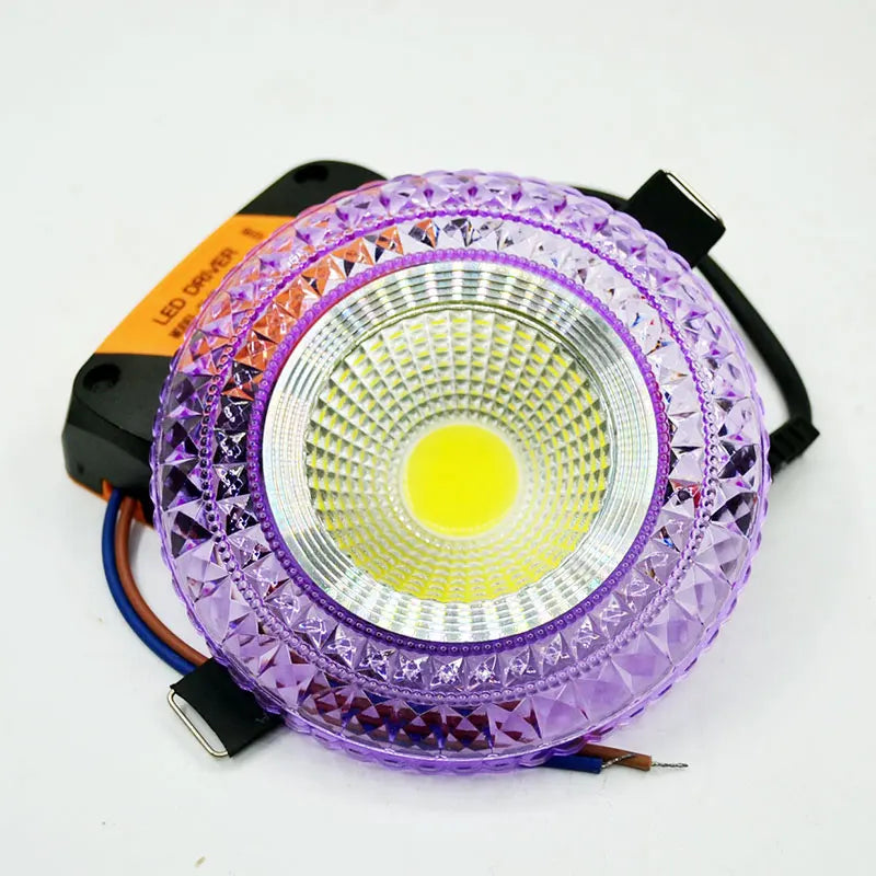 led downlight cob arc-en-ciel rgb plafonnier magique - vue 9 sur 8
