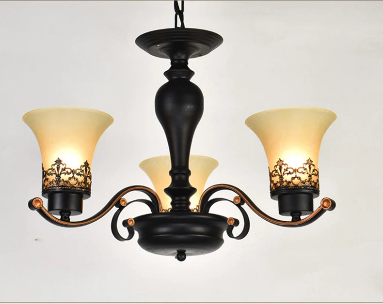 lustre de luxe moderne pour hôtel luminaire suspendu - vue 2 sur 6